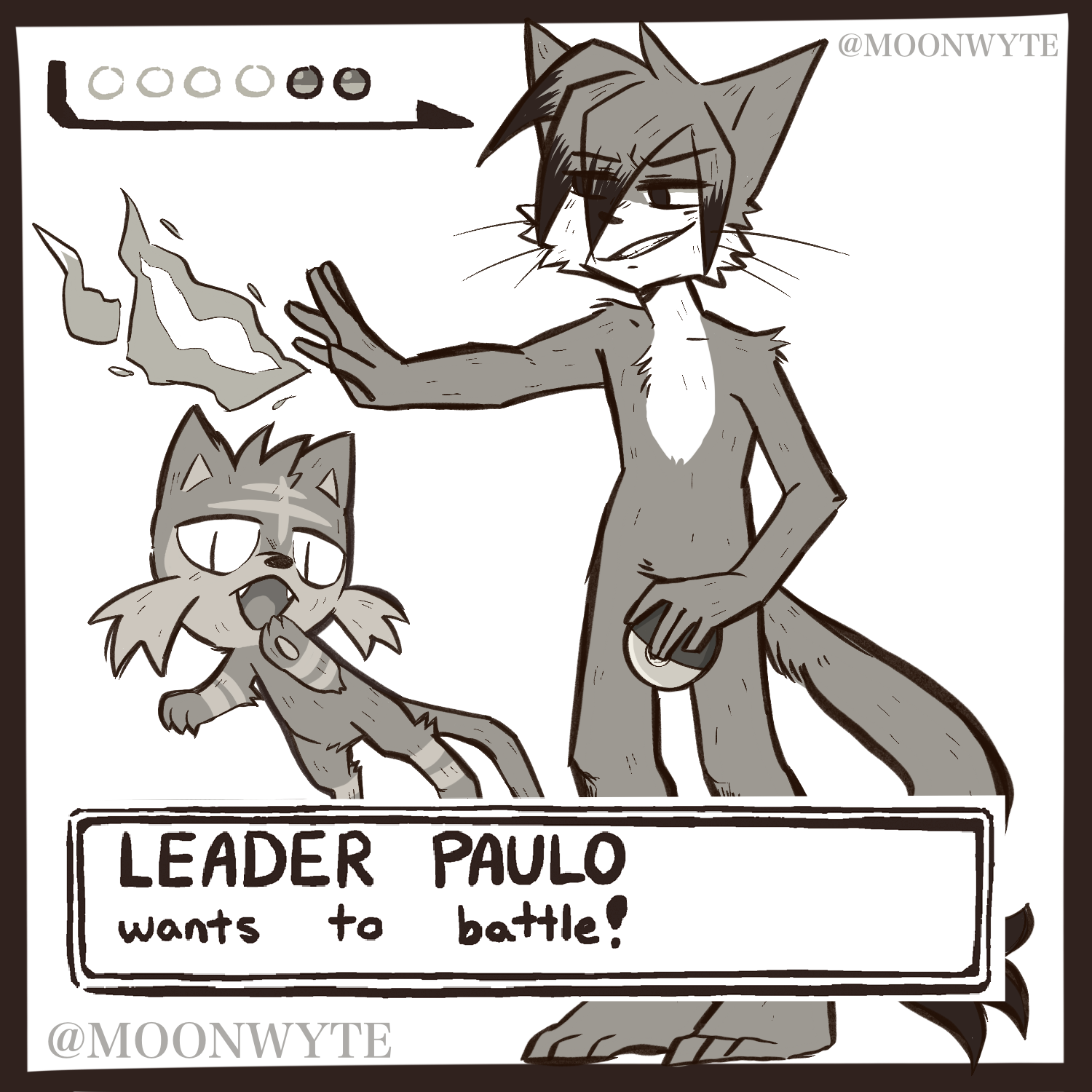 Candybooru image #14754, tagged with Moonwyte_(Artist) Paulo Pokemon gym_leader_paulo litten